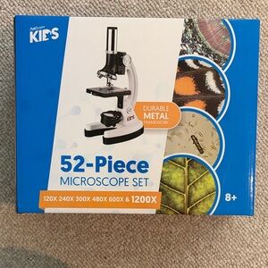 52-Piece Microscope Set - White